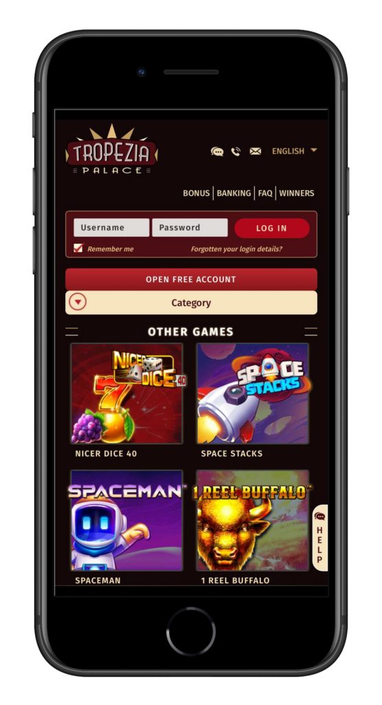 Version mobile du casino Tropezia Palace